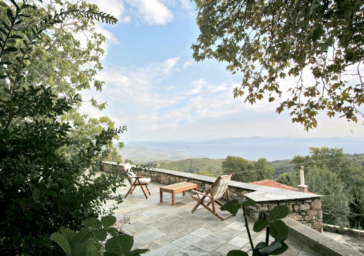 Pelion Belvedere - The Modern Cottage Vizitsa Exterior foto